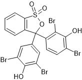 błękit bromofenolowy-wzór strukturalny